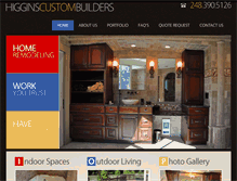 Tablet Screenshot of higginscustombuilders.com